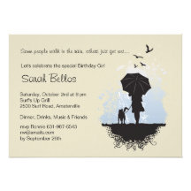 A Walk by the Shore Invitation