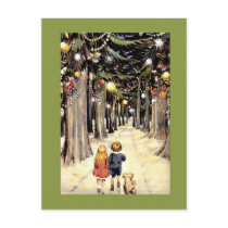 A Walk Down Christmas Memory Lane Postcards