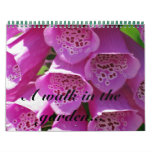 A walk in the garden... calendars