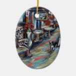 A Walk in the Rain Christmas Ornaments