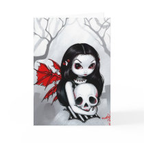 "A Walk Through the Cemetery" Greeting Card