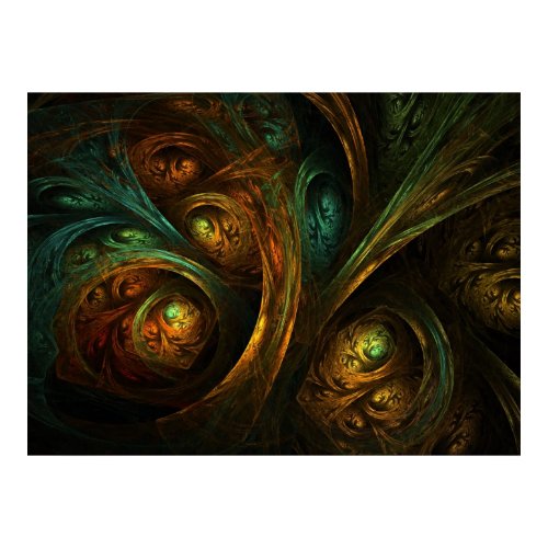 A Walk Through the Dark Forest print