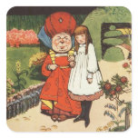 A Walk With The Duchess Square Sticker