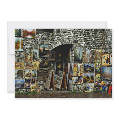 A wall of art, Poland Personalized Announcement by inspirelove