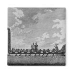 A War Canoe of New Zealand Refrigerator Magnets