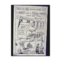 A War Or A Tug Of War postcards