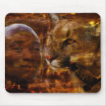 A warrior in Africa Mouse Pad