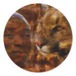 A warrior in Africa Stickers