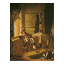 A Warrior in Thought Postcard