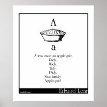 A was once an apple-pie poster
