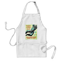 A Wasted Minute aprons by ww2posters A Wasted Minute aprons
