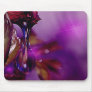 A water drop in purple mouse pad