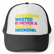 hardstyle, hardcore, trance, techno, old, skool, house, jumpstyle, gabba, gabber, hard, dance, dancer, music, club, clubbing, wear, clothing, merchandise, party, rave, raver, fantazia, qlimax, q-dance, masters, drugs, deejay, neon, smiley, pub, bar, t-shirt, tee-shirt, gas, mask, Trucker Hat with custom graphic design