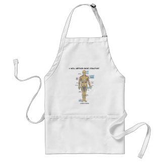 A Well-Defined Bone Structure (Human Skeleton) apron
