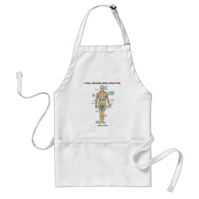 A Well-Defined Bone Structure (Human Skeleton) Aprons by wordsunwords
