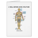 A Well-Defined Bone Structure (Human Skeleton) Greeting Card