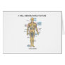 A Well-Defined Bone Structure (Human Skeleton) Greeting Card