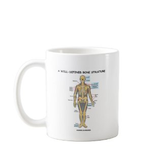 A Well-Defined Bone Structure (Human Skeleton) mug