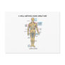 A Well-Defined Bone Structure (Human Skeleton) Postcards