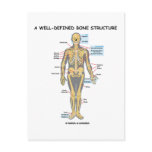 A Well-Defined Bone Structure (Human Skeleton) Post Cards