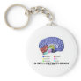 A Well-Defined Brain (Anatomical Brain Humor) Keychain
