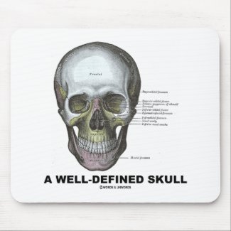 A Well-Defined Skull (Medical Anatomy) Mousepads