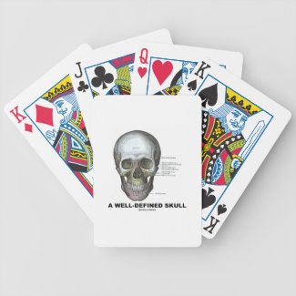 A Well-Defined Skull (Medical Anatomy) Deck Of Cards