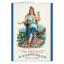 A Werner and Co. Vintage Americana Cards