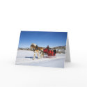A Western Christmas - Horse Christmas Sleigh cards by cutechristmasanimals A Western Christmas - Horse Christmas Sleigh cards
