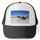 A Western Christmas - Horse Christmas Sleigh Mesh Hats