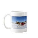 A Western Christmas - Horse Christmas Sleigh mugs by cutechristmasanimals A Western Christmas - Horse Christmas Sleigh mugs