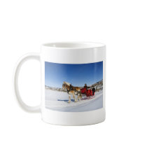 A Western Christmas - Horse Christmas Sleigh mugs