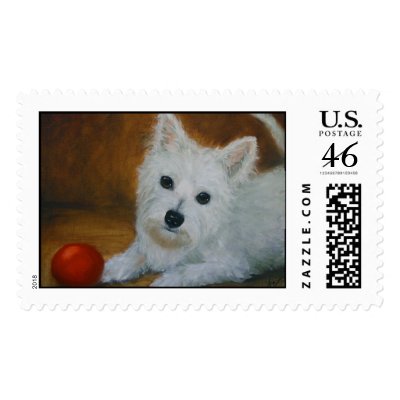 A Westie Puppy Stamp by SMVstudio