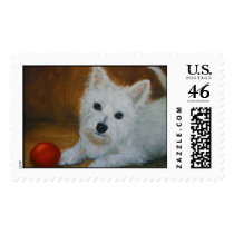 A Westie Puppy Stamp