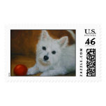 A Westie Puppy Stamp