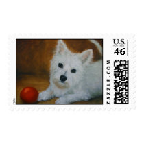 A Westie Puppy Stamp by SMVstudio A Westie Puppy Stamp