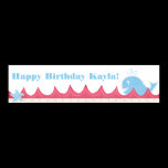 A Whale of a Birthday Banner Posters