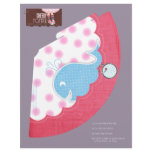 A Whale of a Birthday Party Hats Letterhead Template