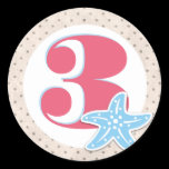 A Whale of a Birthday Round Stickers