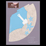 A Whale of a Birthday Sand Party Hats Custom Letterhead