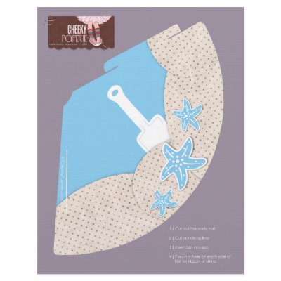 A Whale of a Birthday Sand Party Hats Custom Letterhead by CheekyPaperie