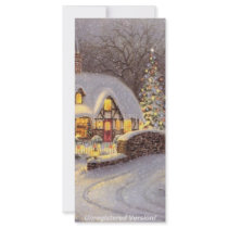 A White Christmas Rack Card Template