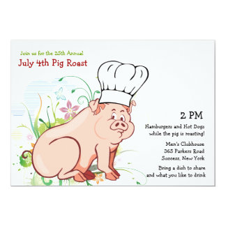pig roast invitation template