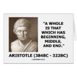 A Whole Is That Which Has Beginning, Middle, & End cards
