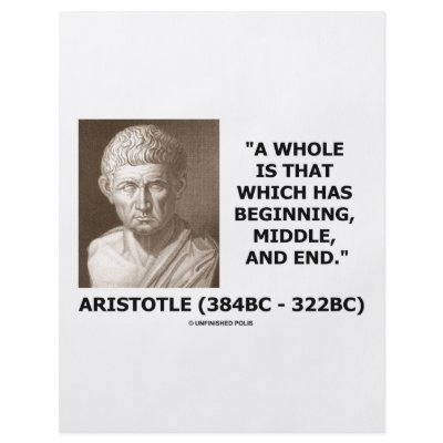A Whole Is That Which Has Beginning, Middle, & End Flyers by unfinishedpolis