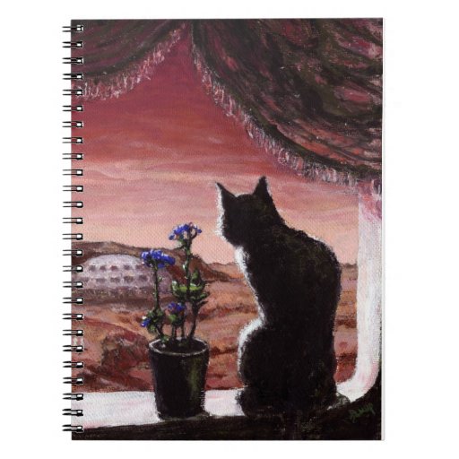 A Whole New World - Sci-Fi - Cat on Mars Note Book