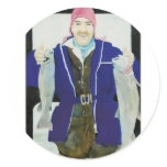 A Whopper and a Half Round Sticker