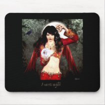 A wicca night mousepads