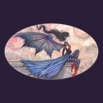A Wicked Wind Gothic Vampire Fairy Stickers stickers