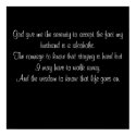 A Wife's serenity prayer posters